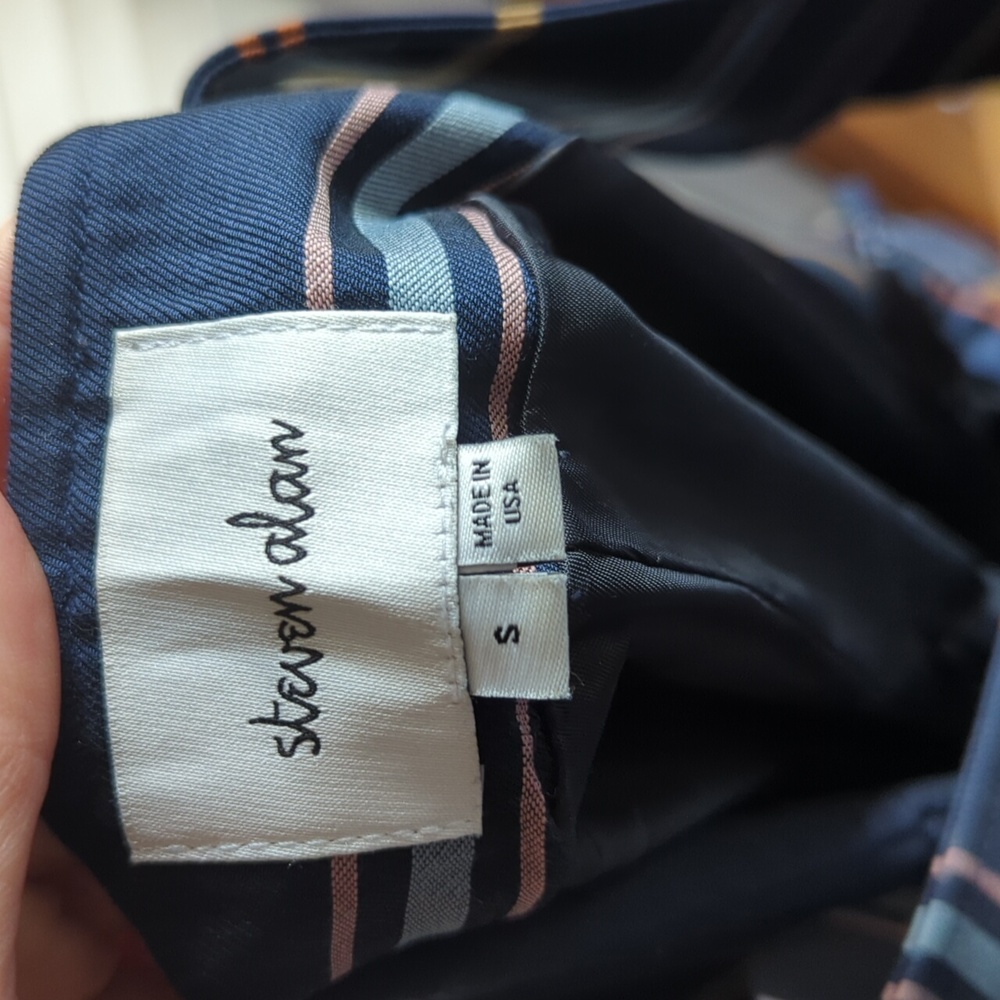 Steven Alan Striped Mini Dress Size S - Picture 4 of 4